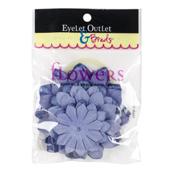 Paper Flowers Faded Purple - Mixed sizes