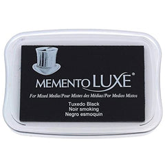Tuxedo Black Memento Luxe Pigment Ink Pad - Tsukineko