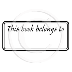 0410 B - This Book Belongs To