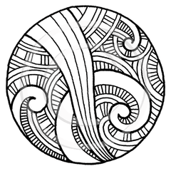 1917 A, C or G  Koru Pattern Circle