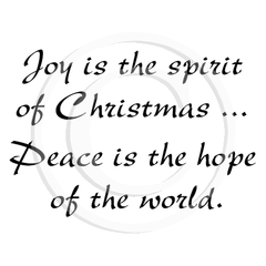 2162 E - Joy Is The Spirit Of Christmas