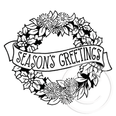 2321 G - Season's Greetings Wreath