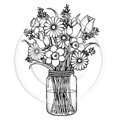 3271 GG - Jar of Flowers