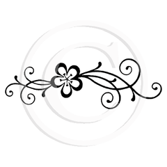 3936  FFF or FF Flower With Swirls