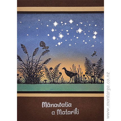 Card Sample - Mānawatia a Matariki