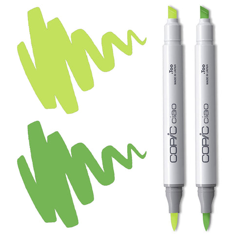 Bright Green Blending Duo Copic Ciao Markers