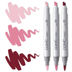 Vintage Pink Blending Trio Copic Ciao Markers