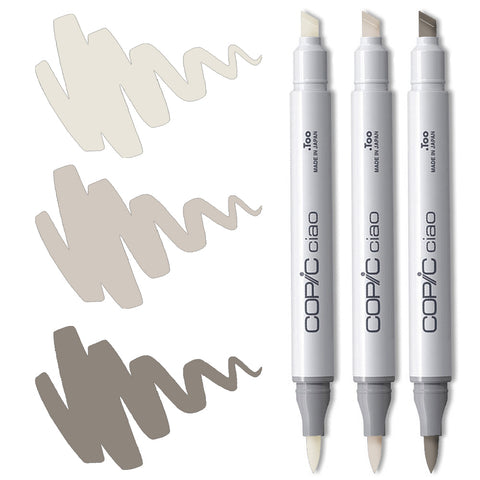Warm Grey Blending Trio Copic Ciao Markers