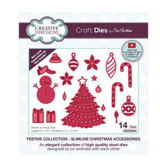 Creative Expressions Festive Collection Die - Christmas Accessories CED3254