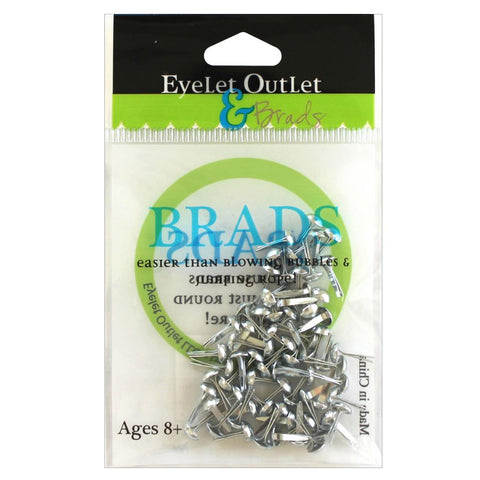 Brads Mini Round - Silver