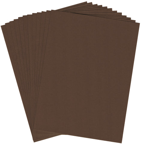Brown - Chocolate Brown Greeting Card 10pk