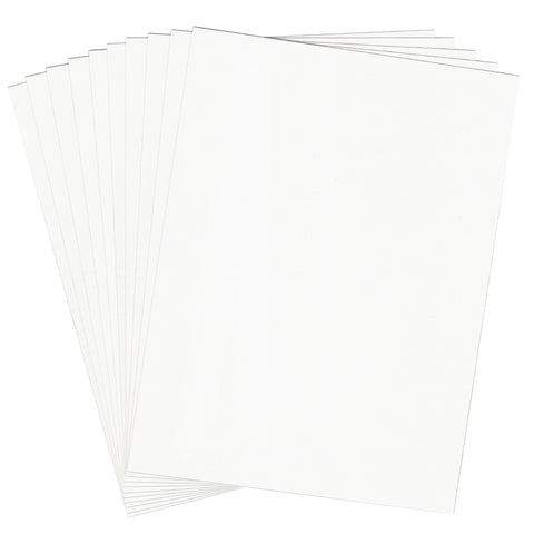 White - Gloss Greeting Card 10pk