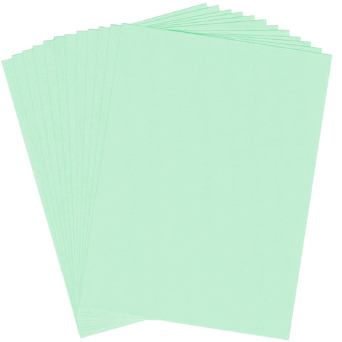 Green - Pastel Mint Greeting Card 10pk
