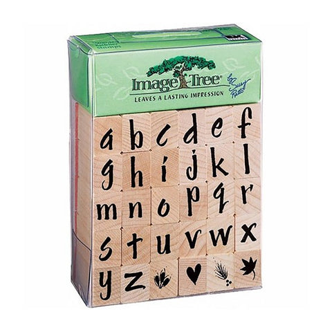 Brush Lower Case Alphabet Set