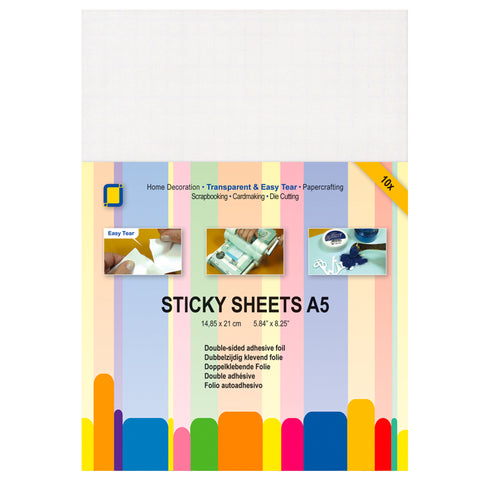 Sticky Sheets A5 (for die cutting)