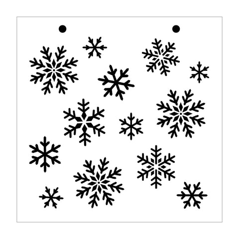 Montarga Stencil - Snowflakes