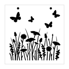 Montarga Stencil - Wildflowers