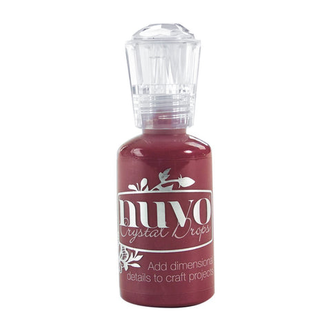 Pearl Autumn Red Crystal Drops - Nuvo