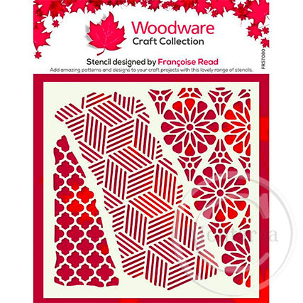 Woodware 6" Stencil - Quito FRST080