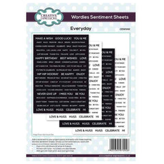 Wordies Everyday Sentiment Sheets - CEW002