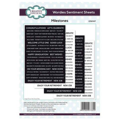 Wordies Milestones Sentiment Sheets - CEW007