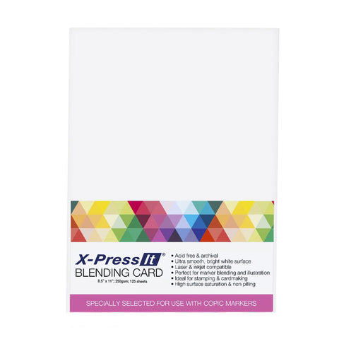 X-Press It A6 Blending Card 125pk