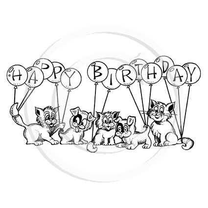 0134 GG - Happy Birthday Animals