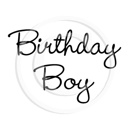 0185 D - Birthday Boy