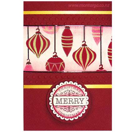 Card Sample - Ornaments - Stencil