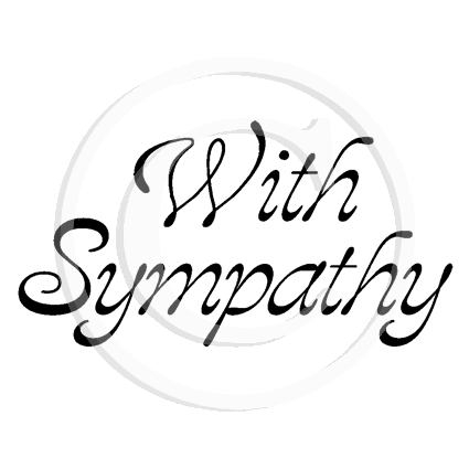 0322 B - With Sympathy