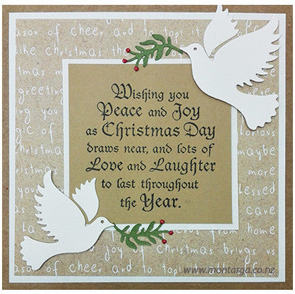 Card Sample - Christmas Doves