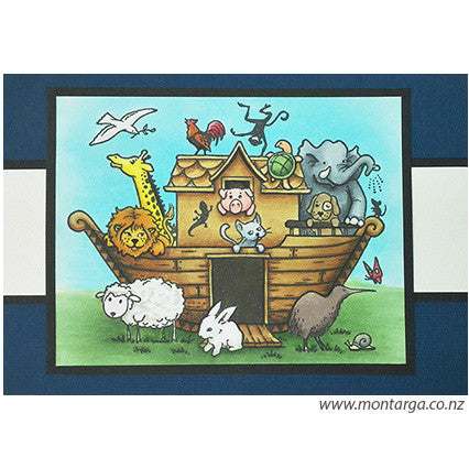 Card Sample - Noah's Ark Card Sample