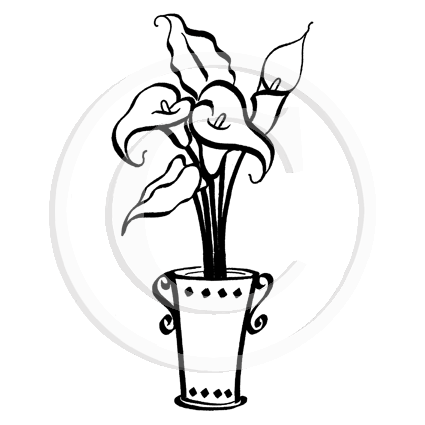 0683 FF - Vase of Lilies