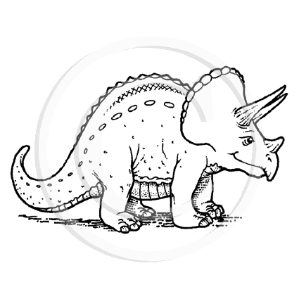 0843 D - Dinosaur Triceratops