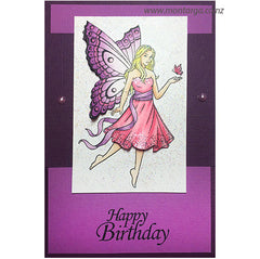 Card Sample - Fairy - Purple