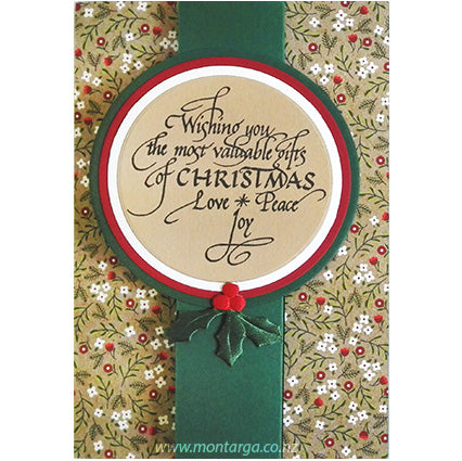 Card Sample - Christmas Love, Peace and Joy