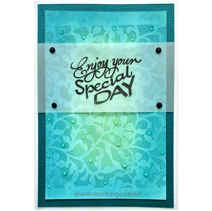 Card Sample - Special Day - Distress Oxide Background