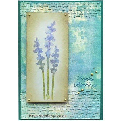 Card Sample - Watercolour Lavender