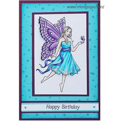 Card Sample - Fairy - Blue
