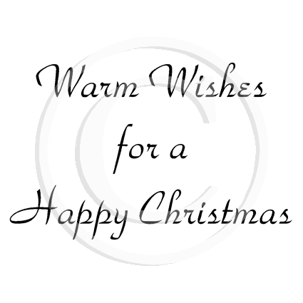2114 E - Warm Wishes For A Happy Christmas