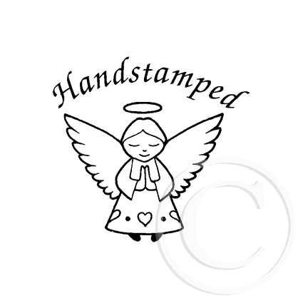 2166 A - Handstamped - Angel