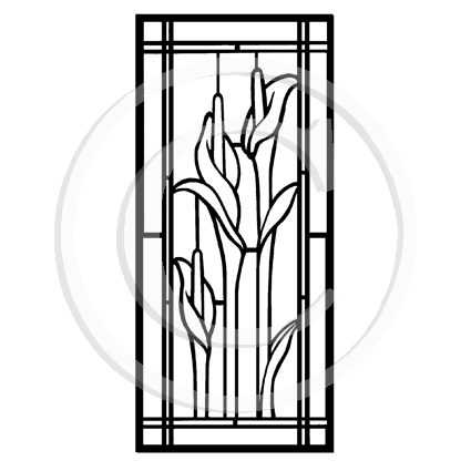 2264 FF - Lilies Window