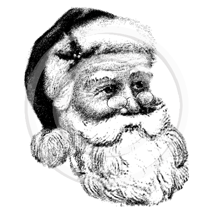 2291 G - Vintage Santa