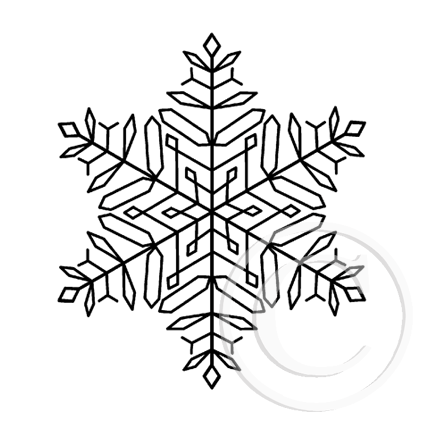 2337 A C or F - Delicate Snowflake