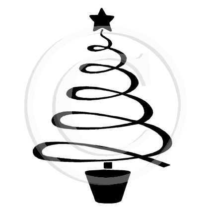 2346 C or G - Spiral Christmas Tree