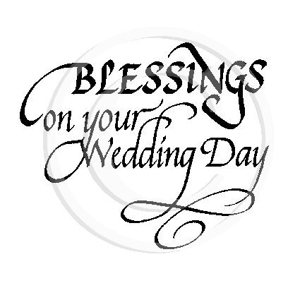 3001 F - Blessings On Your Wedding Day