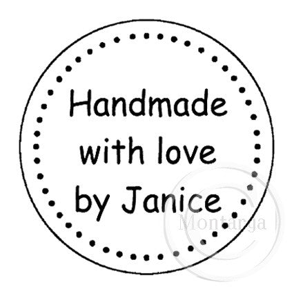 3431 C - Dotted Circle Border - Personalised