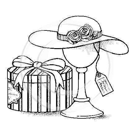 3854 G - Hat and Hatbox