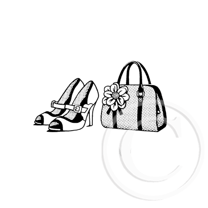 3856 E - Shoes and Handbag