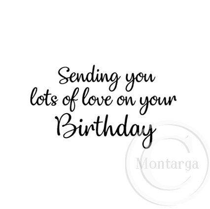 3949 E - Sending Love on Your Birthday
